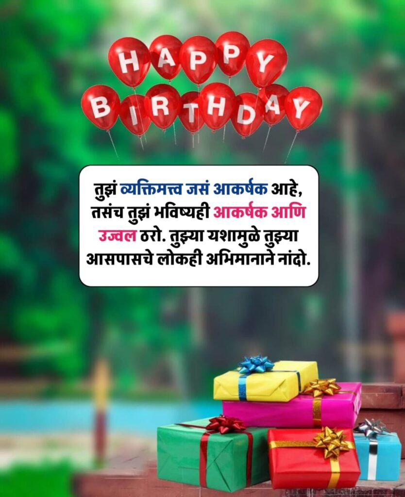 Happy Birthday Wishes Marathi 2025